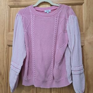 Fate Pink Crew Neck Sweater